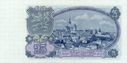 25 korun   1953   back